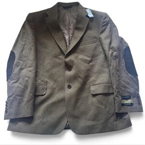 Jos. A. Bank Tailored Wool Elbow Patch Blazer